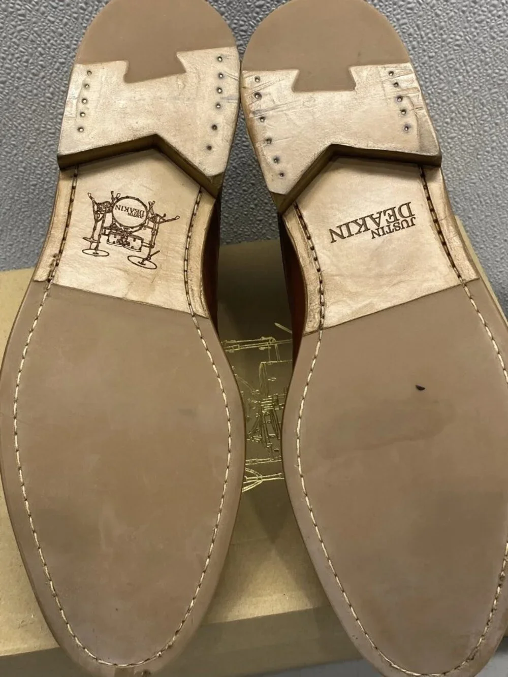 Justin Deakin Ted in Tan Ankle High Boots Brown 12